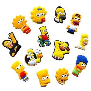 15pcs The Simpson’s Croc Charms